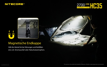 Nitecore Pro Kopfleuchte HC35 inkl. NL2740HP - 2700 Lumen