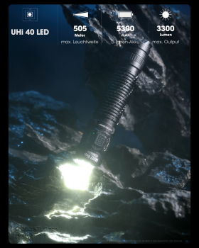Preview: Nitecore Taschenlampe MH12 Pro - 3300 Lumen, UHi 40 LED