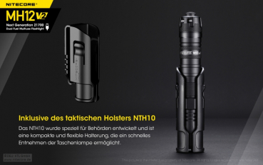 Nitecore Pro Flashlight MH12 V2.0 - 1200 Lumens