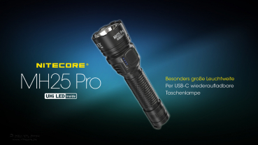 Preview: Nitecore Taschenlampe MH25 PRO - 3300 Lumen