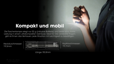 Preview: Nitecore Taschenlampe MT1A Pro - 800 Lumen