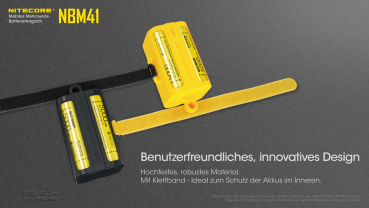 Nitecore Batteriemagazin NBM41 - schwarz