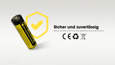 Nitecore NH2400 - 1,5V Li-Ion Akku, USB-C, 4er Pack