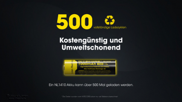 Nitecore  14500 Akku 1000mAh - NL1410