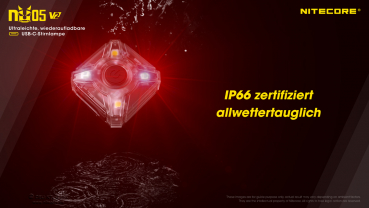 Nitecore Pro Warnlicht NU05 Kit inkl. Kopfband