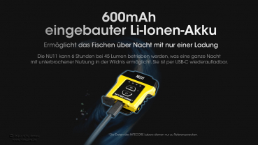 Nitecore NU11 - Clipleuchte mit IR-Sensor