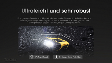 Nitecore NU11 - Clipleuchte mit IR-Sensor