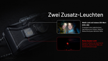 Nitecore  Kopfleuchte  NU20 Classic - 360 Lumen