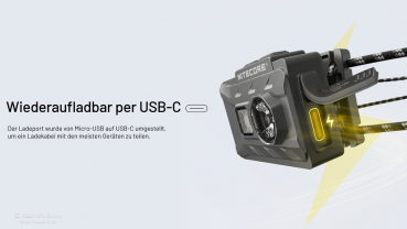 Nitecore  Kopfleuchte  NU20 Classic - 360 Lumen