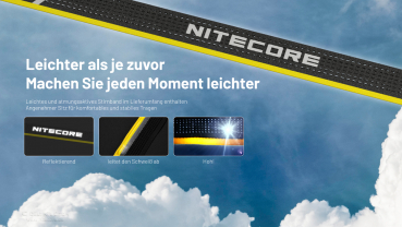 Nitecore Stirnleuchte NU25 MCT - 400 Lumen