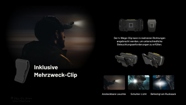 Nitecore Kopfleuchte NU27 alpine white 600 Lumen