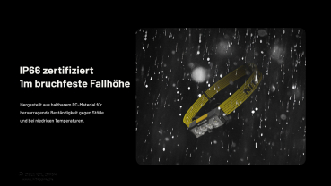 Nitecore Kopfleuchte NU27 alpine white 600 Lumen