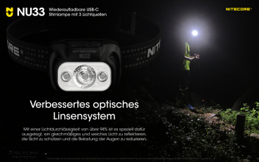 Nitecore Pro Kopfleuchte NU33 - 700 Lumen
