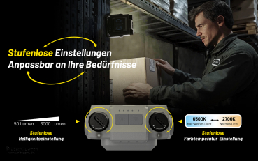 Preview: Nitecore NWL30 - 3 in 1 Universal-Arbeitsleuchte