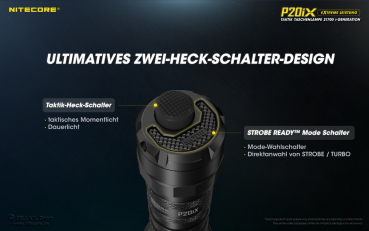 Nitecore Taschenlampe P20iX - 4000 Lumen