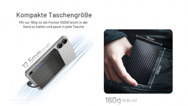 Preview: Nitecore Powerbank POCKET10000 - 10000mAh