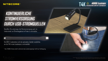 Nitecore Keyring T4K - 4000 Lumen