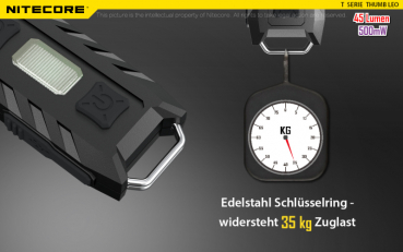 Nitecore Keyring Schlüsselbundlampe Thumb UV