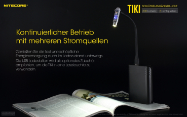Nitecore Keyring Schlüsselbundleuchte TIKI LE 300 Lumen