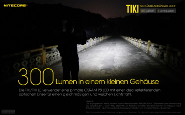 Nitecore TIKI UV Taschenlampe Schlüsselbundleuchte