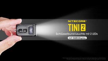 Preview: Nitecore Keyring Schlüsselbundleuchte TINI 2 - grau