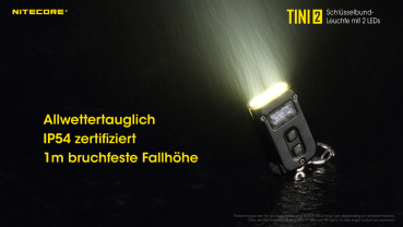 Nitecore Keyring Schlüsselbundleuchte TINI 2 - schwarz