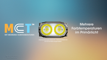 Nitecore Taschenlampe TINI 3 schwarz - 600 Lumen, OLED-Display