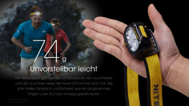 Nitecore Kopfleuchte UT27 (2024) - Dual Power, 800 Lumen