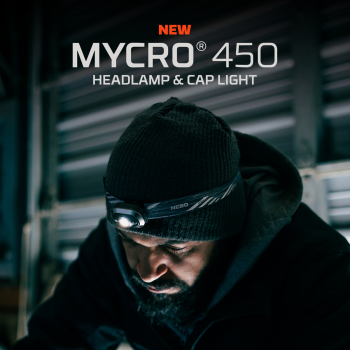 Preview: NEBO MYCRO 450 rechargeable headlamp, 450 lumens