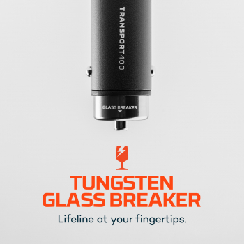 Preview: NEBO Transport 400 Car Flashlight Glass Breaker 400 Lumens