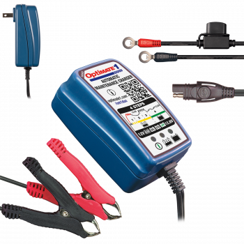 Optimate 1 Ladegerät DUO für 12V 0,6A STD AGM GEL & 12,8V 0,6A LiFePO4 LFP