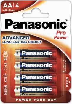 Panasonic Pro Power Gold Alkaline LR6 AA Mignon 4er Blister