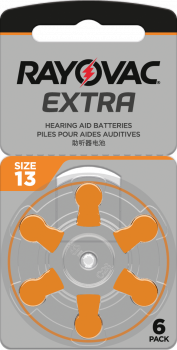 Rayovac Hörgerätebatterie Extra V13 - 6er Blister