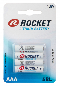 Rocket Ultimate Lithium L92-AAA-FR03-Micro - 4er Blister