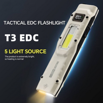 Preview: Infinio EDC Ultimate T3 RC Taschenlampe schwarz 880 Lumen
