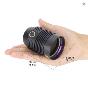 Preview: INFINIO TRIPOD UV-604-T 365 nm UV flashlight with Tripod Standee