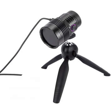 Preview: INFINIO TRIPOD UV-604-T 365 nm UV flashlight with Tripod Standee