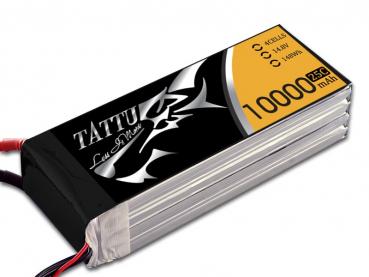 Tattu 10000mAh 14,8V 25 / 50C 4S1P Lipo Akku