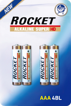 Rocket Premium HD Alkaline 4703-LR03-AAA-Micro - 4er Blister