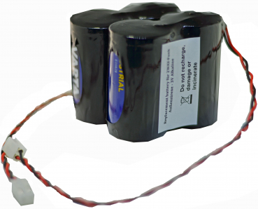 Ersatzbatterie kompatibel ABUS Security-Center Ersatzbatterie für 2WAY-Funk-Außensirene