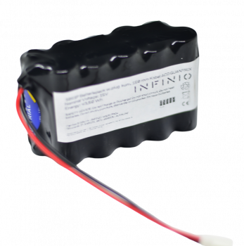 Alkaline battery pack with Varta Industrial Pro cells inside - 15V 2970mAh F2x5 Mignon (AA) with 150mm cable and plug - compatible with ACO Quatrix K V 3.0