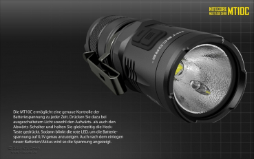 Nitecore Taschenlampe MT10C - 480 Lumen