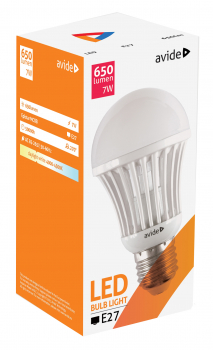 Avide Premium LED Birne E27 7 Watt 650 LM 4000K, matt