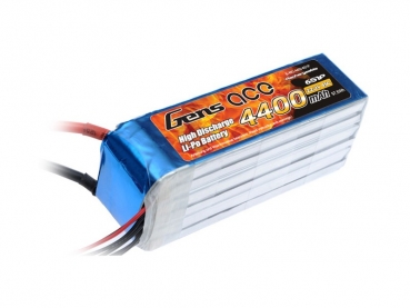 Grepow 4400mAh 22,2 V 45C 6S1P Lipo Akku mit EC5-Stecker