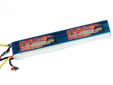 Grepow 5000mAh 44.4V 45C 12S1P Lipo battery with EC5 connector