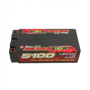 Grepow Redline Serie 5100mAh 7,6V 130C 2S2P HardCase HV Lipo Akku