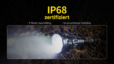 Nitecore Taschenlampe P40 LEP Laserlampe, 2000 Lumen, 2900 Meter