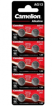 Camelion Alkaline Knopfzelle A76 LR44 AG13 Blister 10