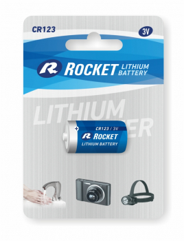 Rocket Photo Power CR123A Lithium 1er Blister