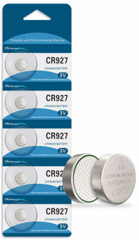 OEM Lithium Batterie CR927 3V Knopfzelle 5er Blister